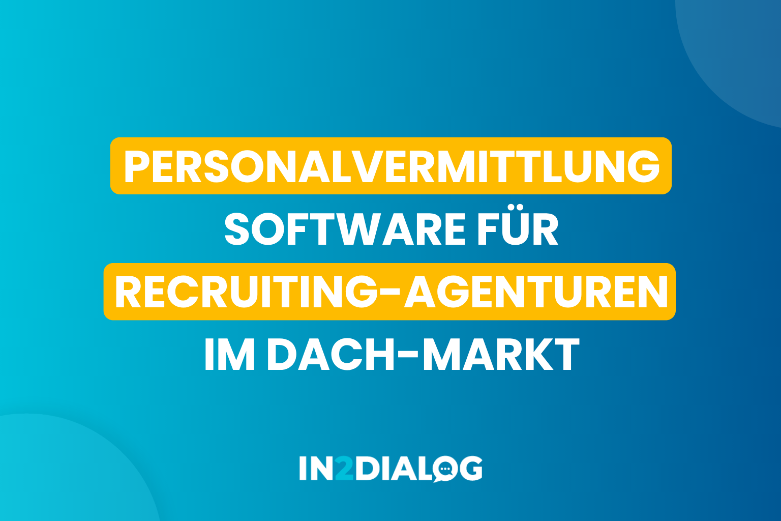 Personalvermittlung Software 2026 für Recruiting-Agenturen