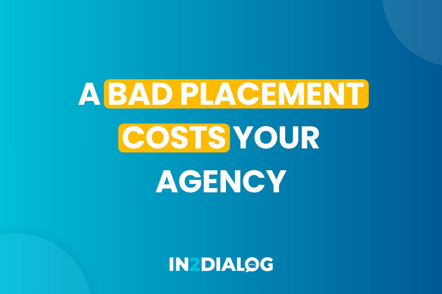 Cost of Bad Hires for Recruitment Agencies